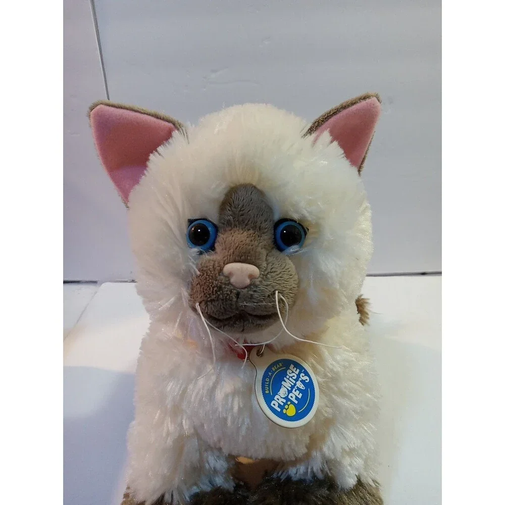 Build A Bear Siamese Himalayan Ragdoll Cat Plush Stuffed Promise Pet BABW
